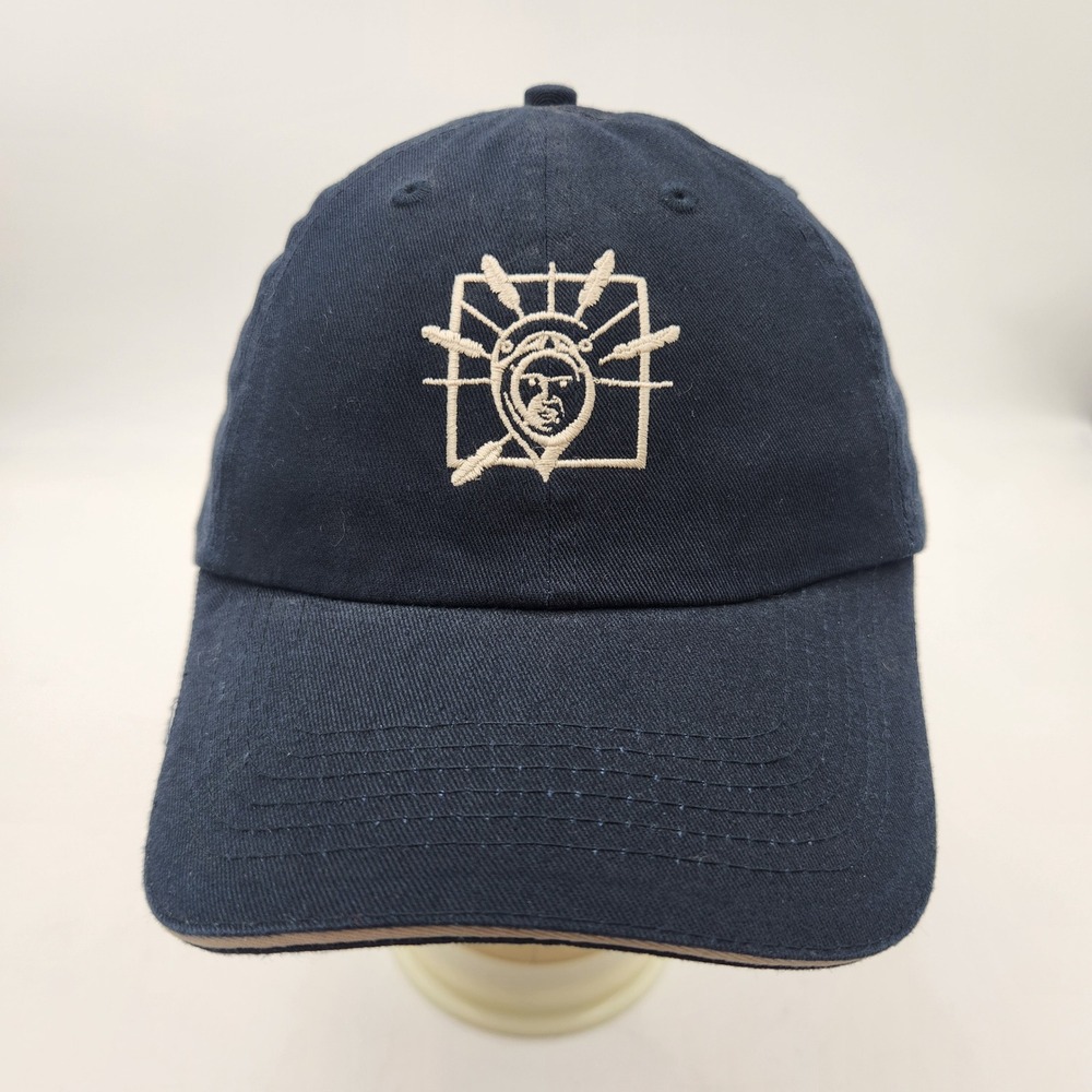 AMC Movie Theater Promo Baseball Cap Navy Blue Embroidered Adjustable Dad Hat